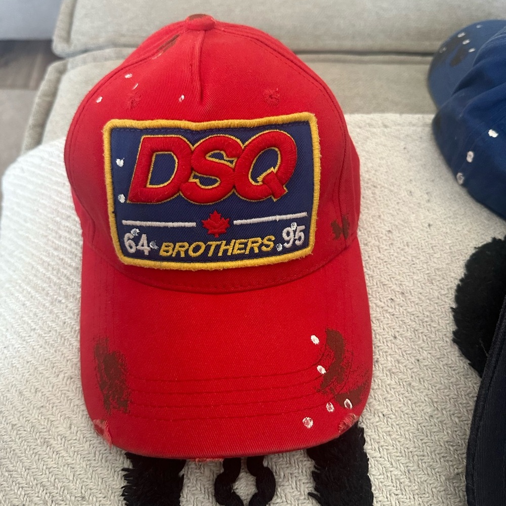 Dsquared baseball cap red